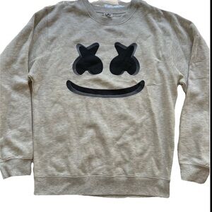 Marshmallow (DJ) Size M Crew Neck Long Sleeve Sweatshirt